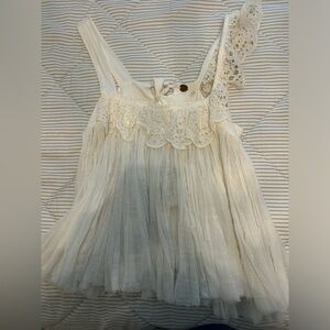 Free People white summer top